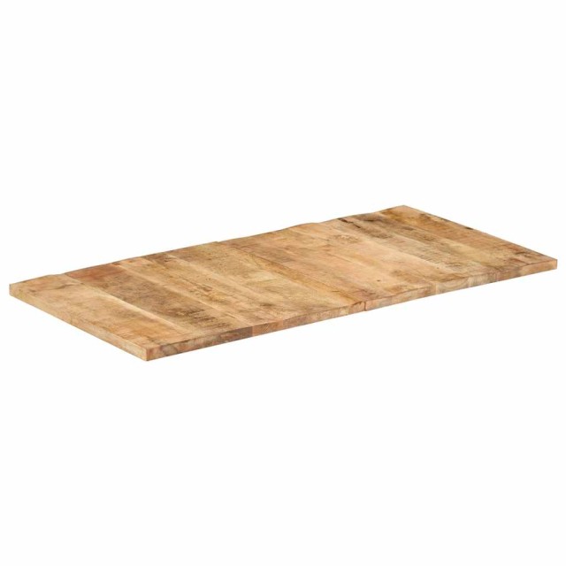 Dessus de table bois de manguier solide 25-27 mm 120x60 cm
