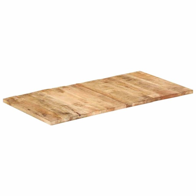 Dessus de table bois de manguier solide 25-27 mm 120x60 cm