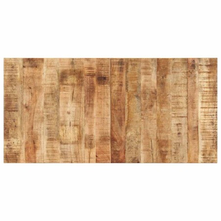 Dessus de table bois de manguier solide 25-27 mm 120x60 cm