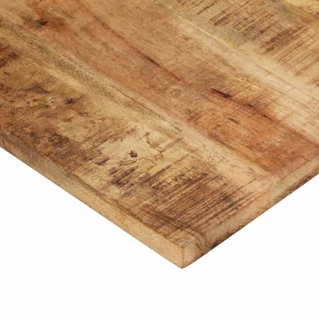 Dessus de table bois de manguier solide 25-27 mm 120x60 cm