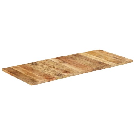 Dessus de table bois de manguier solide 25-27 mm 140x60 cm