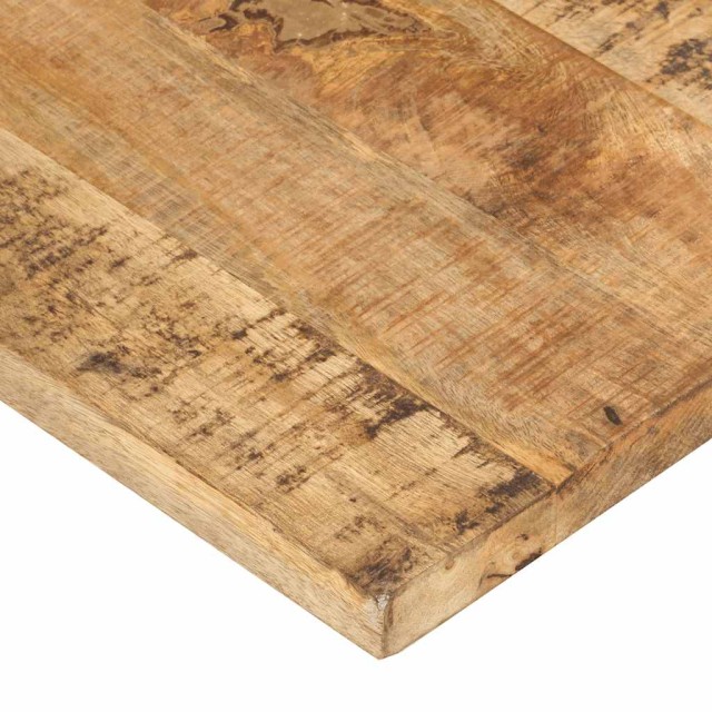 Dessus de table bois de manguier solide 25-27 mm 140x60 cm