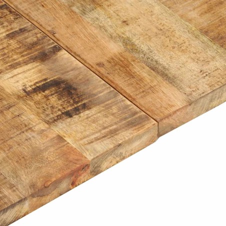 Dessus de table bois de manguier solide 25-27 mm 140x60 cm