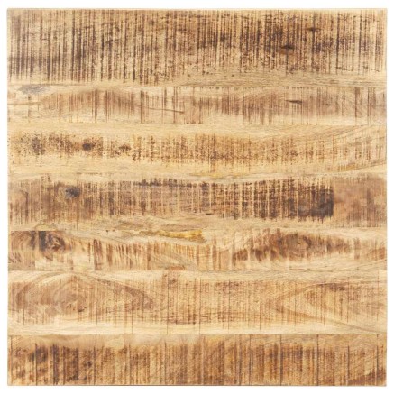 Dessus de table Bois de manguier solide 25-27 mm 70x70 cm