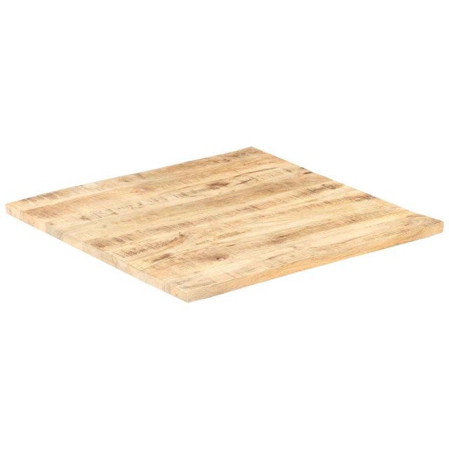 Dessus de table Bois de manguier solide 25-27 mm 70x70 cm