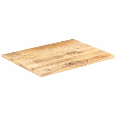 Dessus de table Bois de manguier solide 25-27 mm 80x70 cm