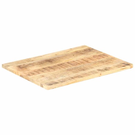 Dessus de table Bois de manguier solide 25-27 mm 80x70 cm