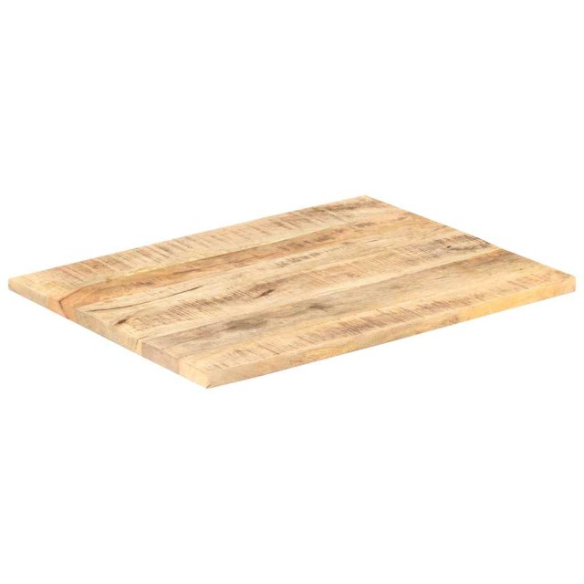 Dessus de table Bois de manguier solide 25-27 mm 90x70 cm