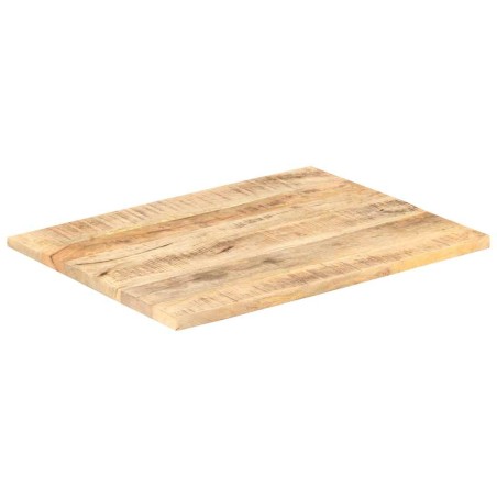 Dessus de table Bois de manguier solide 25-27 mm 90x70 cm