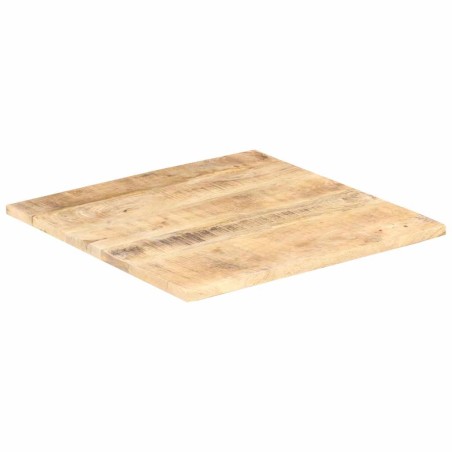 Dessus de table Bois de manguier solide 25-27 mm 80x80 cm