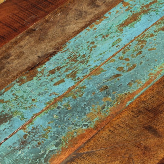 Dessus de table rond 60 cm 15-16 mm Bois de récupération