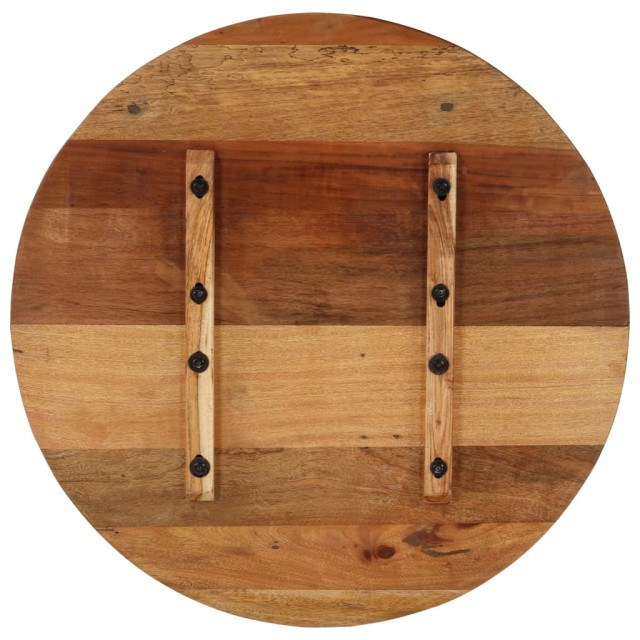 Dessus de table rond 70 cm 15-16 mm Bois de récupération