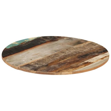 Dessus de table rond 70 cm 15-16 mm Bois de récupération