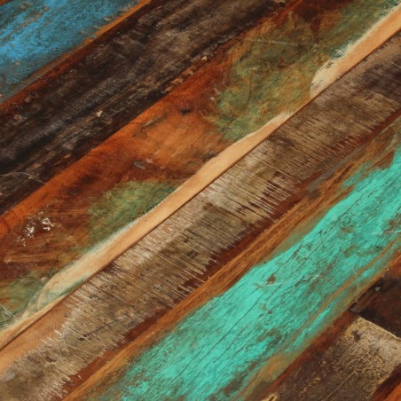 Dessus de table rond 80 cm 15-16 mm Bois de récupération