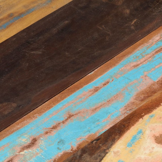 Dessus de table rond 80 cm 25-27 mm Bois de récupération solide