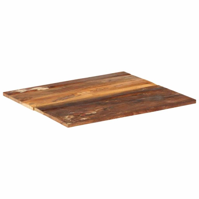 Dessus de table carré 60x60 cm 15-16 mm Bois de récupération
