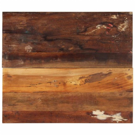 Dessus de table rectangulaire 60x70 cm 15-16 mm Bois récupéré