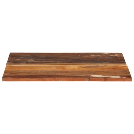 Dessus de table rectangulaire 60x70 cm 15-16 mm Bois récupéré 2