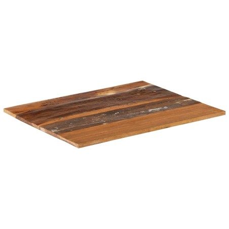 Dessus de table rectangulaire 60x70 cm 15-16 mm Bois récupéré