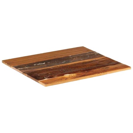 Dessus de table rectangulaire 60x70 cm 15-16 mm Bois récupéré