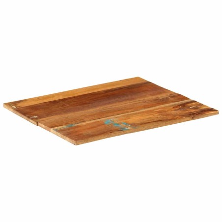 Dessus de table rectangulaire 60x70 cm 15-16 mm Bois récupéré