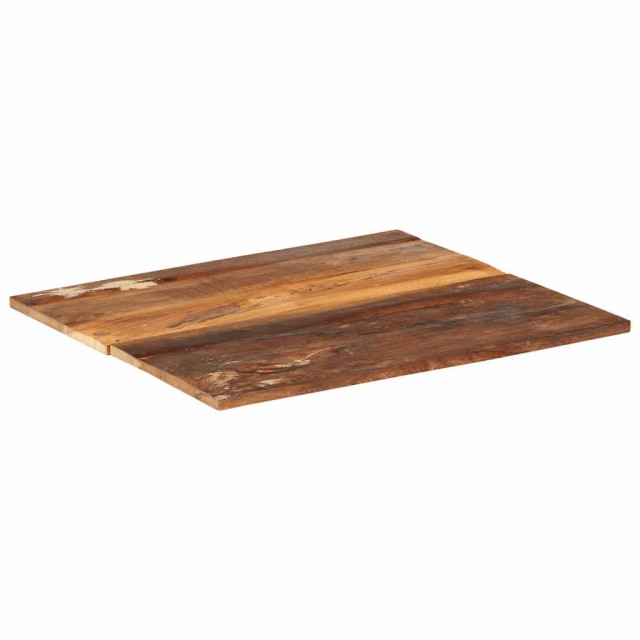 Dessus de table rectangulaire 60x70 cm 15-16 mm Bois récupéré