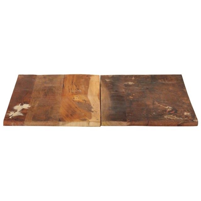 Dessus de table rectangulaire 60x70 cm 15-16 mm Bois récupéré