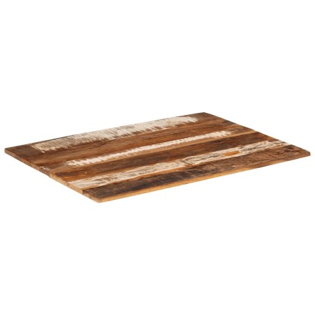 Dessus de table rectangulaire 60x80 cm 15-16 mm Bois récupéré