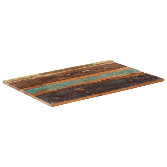 Dessus de table rectangulaire 60x90 cm 15-16 mm Bois récupéré