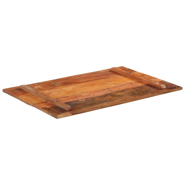 Dessus de table rectangulaire 60x90 cm 15-16 mm Bois récupéré