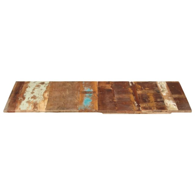 Dessus de table rectangulaire 60x120 cm 15-16 mm Bois récupéré