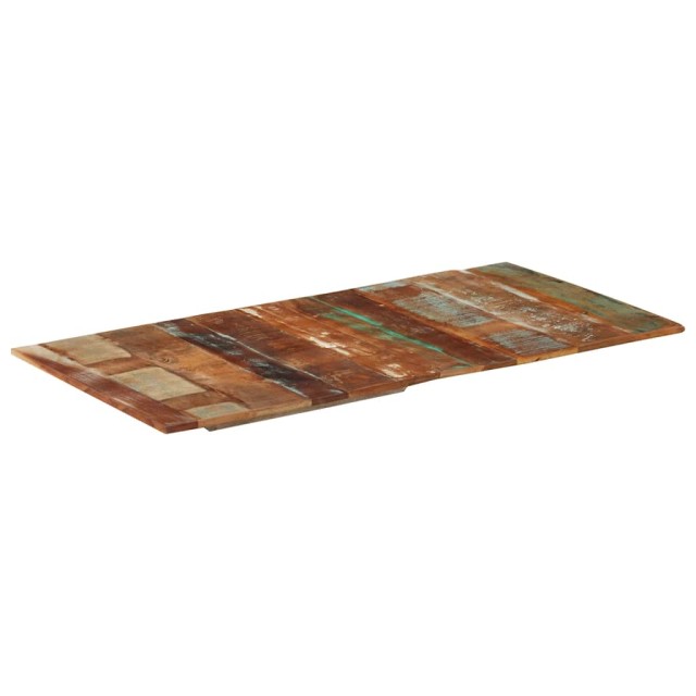 Dessus de table rectangulaire 60x120 cm 15-16 mm Bois récupéré