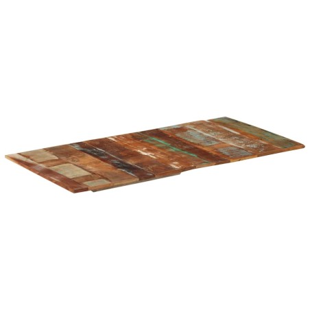 Dessus de table rectangulaire 60x120 cm 15-16 mm Bois récupéré