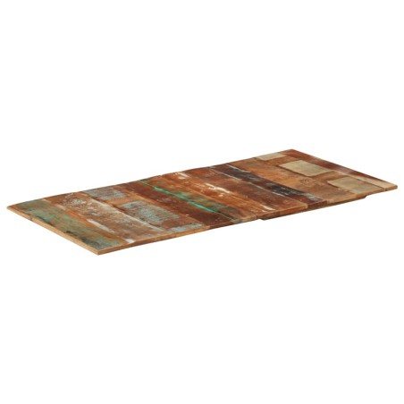 Dessus de table rectangulaire 60x120 cm 15-16 mm Bois récupéré
