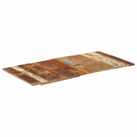 Dessus de table rectangulaire 60x120 cm 15-16 mm Bois récupéré