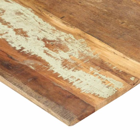 Dessus de table rectangulaire 60x120 cm 15-16 mm Bois récupéré