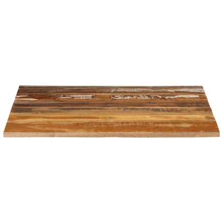 Dessus de table carré 70x70 cm 15-16 mm Bois de récupération 2