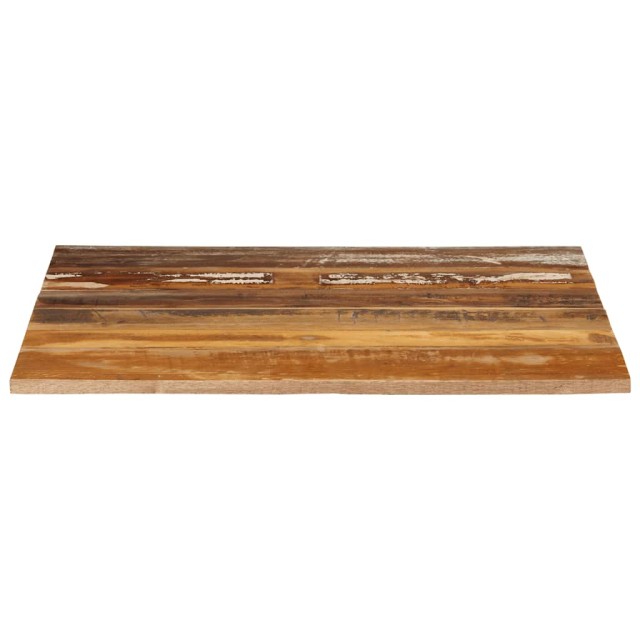 Dessus de table carré 70x70 cm 15-16 mm Bois de récupération