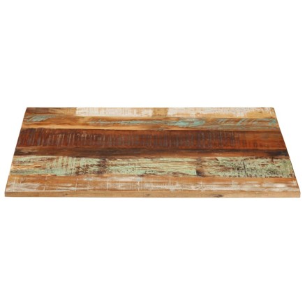 Dessus de table rectangulaire 70x80 cm 15-16 mm Bois récupéré 2
