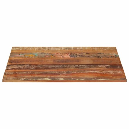 Dessus de table rectangulaire 70x90 cm 15-16 mm Bois récupéré 2