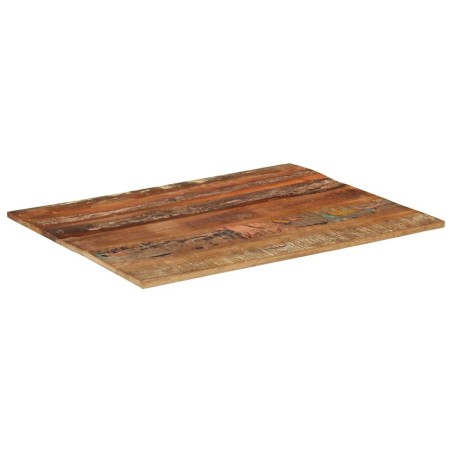 Dessus de table rectangulaire 70x90 cm 15-16 mm Bois récupéré