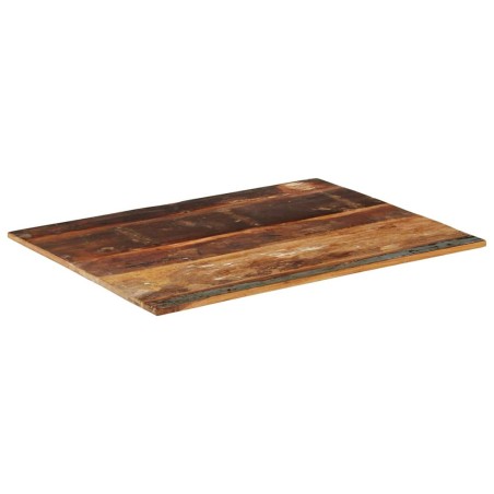 Dessus de table rectangulaire 70x90 cm 15-16 mm Bois récupéré