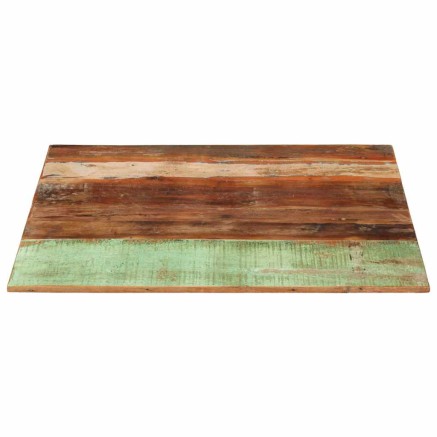 Dessus de table carré 80x80 cm 15-16 mm Bois de récupération 2
