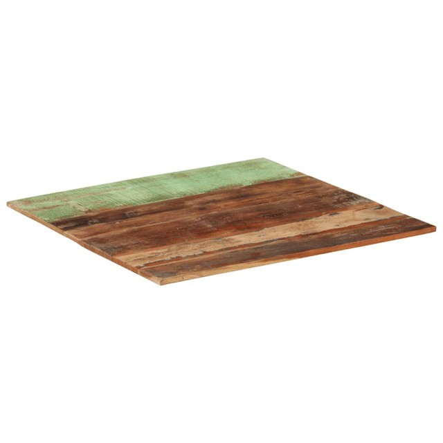 Dessus de table carré 80x80 cm 15-16 mm Bois de récupération