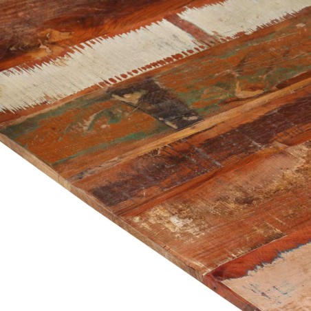 Dessus de table carré 80x80 cm 15-16 mm Bois de récupération