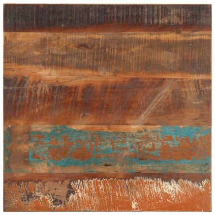 Dessus de table carré 60x60 cm 25-27 mm Bois de récupération