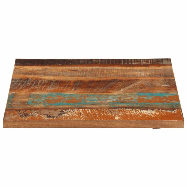 Dessus de table carré 60x60 cm 25-27 mm Bois de récupération
