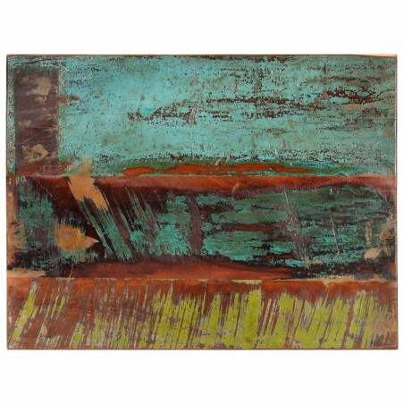 Dessus de table rectangulaire 60x80 cm 25-27 mm Bois récupéré