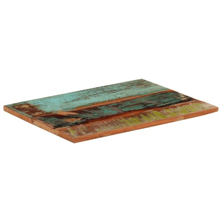 Dessus de table rectangulaire 60x80 cm 25-27 mm Bois récupéré