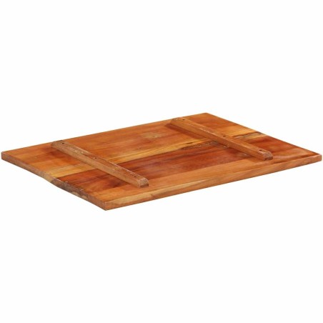 Dessus de table rectangulaire 60x80 cm 25-27 mm Bois récupéré